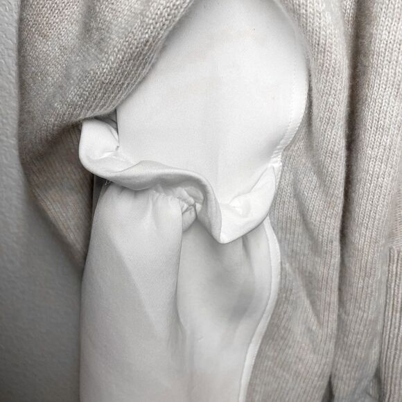 Dorothee Schumacher | Cashmere Cardigan With Side Panel Ruffles - Picture 2 of 14